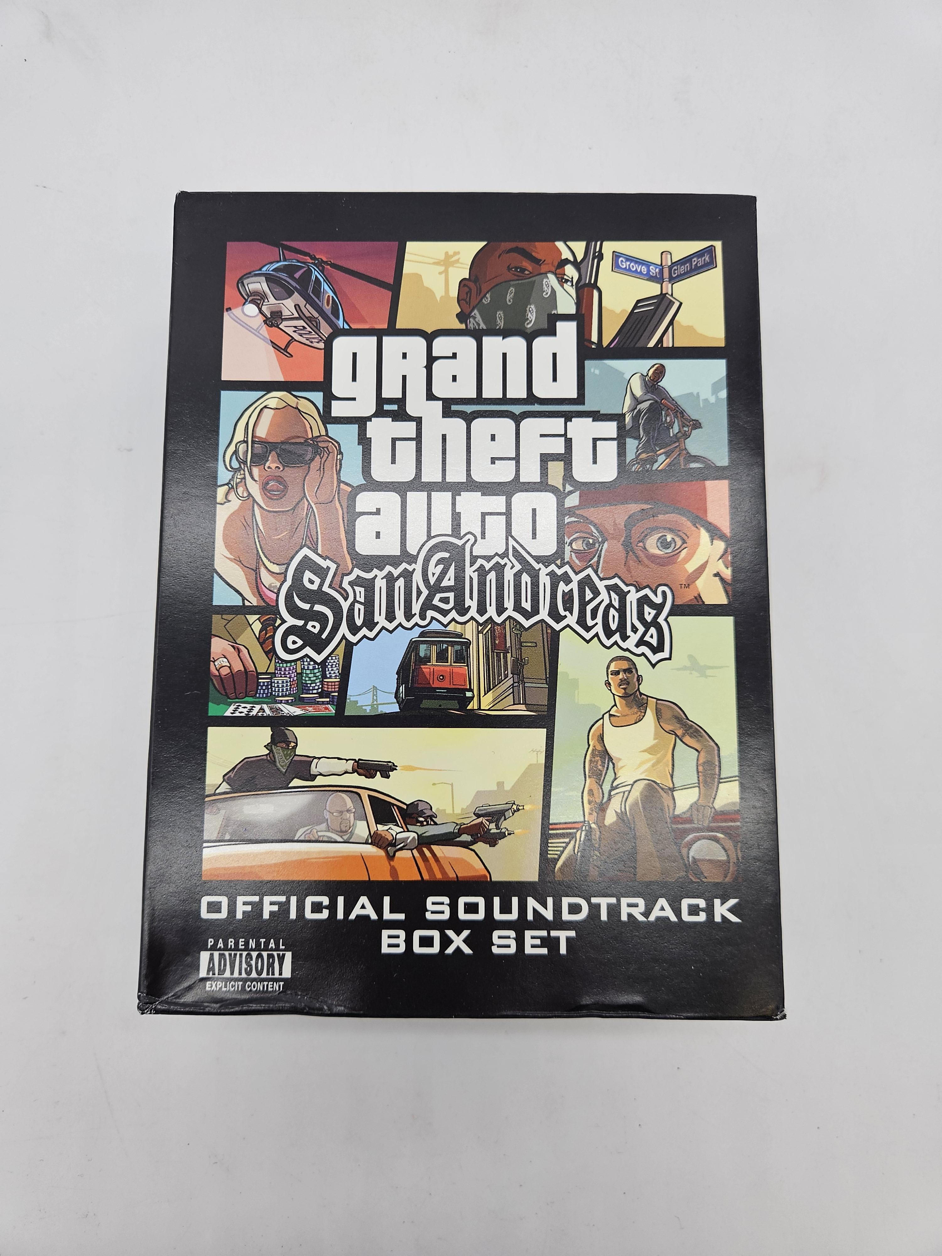 CD VARIOUS Grand Theft Auto San Andreas Official Soundtrack Box Set