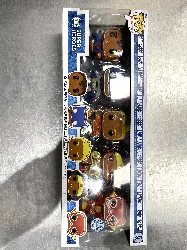 figurine funko! pop - dc super - héros - pain d'épices superman / batman / aquaman / wonder woman / flash - pack (66450)