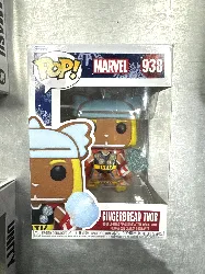 figurine funko! pop - marvel - gingerbread thor (noël) - 938