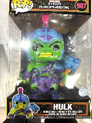 figurine funko! pop - thor ragnarock [marvel] n°907 - hulk - black light - 25 cm (57928)