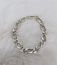 bracelet maille gourmette en argent argent 925 millième (22 ct) 20,75g