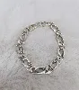 bracelet maille gourmette en argent argent 925 millième (22 ct) 20,75g