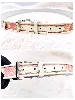 christian dior ceinture vintage monogramme couleur rose blanc crème avec fleur trotter oblique