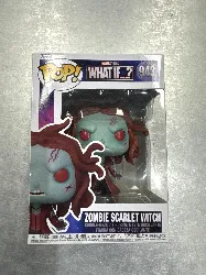 figurine funko! pop - marvel what if...? - zombie scarlet witch 9 cm