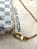 louis vuitton mini pochette accessoires en toile damier azur