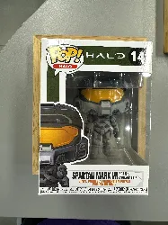 pop ! halo 16 spartan mark vii with shock rifle sticker special edition