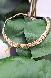 bracelet or maille haricot or 750 millième (18 ct) 7,94g