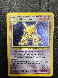 carte pokemon alakazam 1/102 holographique (1998)