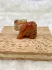 décoration éléphant en agate  t2*3*4cm