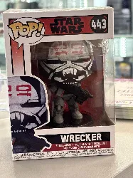 figurine funko! pop - star wars: the bad batch n°443 - wrecker (55501)