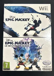 jeu wii disney epic mickey + disney epic mickey : le retour des héros