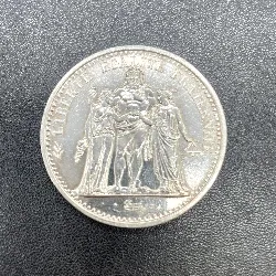 pièce argent 10 francs hercules 1967 argent 900 millième 25g