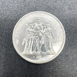 pièce argent 10 francs hercules 1970 argent 900 millième 25,12g