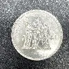 pièce argent 50 francs hercules 1976 argent 900 millième 29,92g