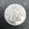 pièce argent 50 francs hercules 1976 argent 900 millième 29,97g