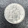 pièce argent 50 francs hercules 1976 argent 900 millième 30,02g