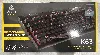 corsair k63 compact gaming tastatur, mx - red, rote led - schwarz