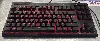 corsair k63 compact gaming tastatur, mx - red, rote led - schwarz