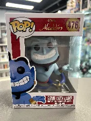 figurine funko pop! aladdin le genie avec sa lampe