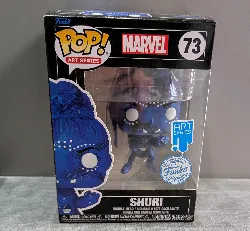 figurine funko! pop - marvel comics n°73 - shuri - art series (68252)