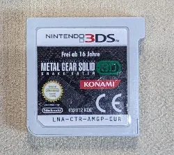 jeu 3ds metal gear solid : snake eater 3d