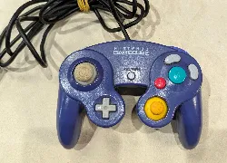 manette nintendo gamecube controller filaire violet nintendo pour nintendo gamecube