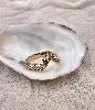 2984010 bague plaquée vague pavée d'oxydes blancs t56