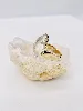 bague swarovski crital jaune facetté t51