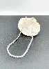 collier swarovski matrix blanc l38cm