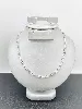 collier swarovski matrix blanc l38cm