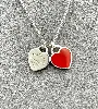 collier tiffany argent modèle please return to tiffany coeur rouge argent 925 millième (22 ct) 2,58g