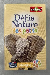 livre jeu de société éducatif bioviva défis nature des petits savane