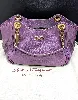 salvatore ferragamo sac betulla small en cuir souple violet