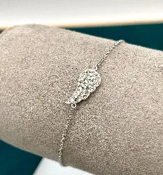 bracelet agatha aile en strass argent 925 millième (22 ct) 1,48g