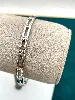 bracelet jonc swarovski maillons rectangulaires