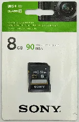 cartes sdhc 8 gb sony uhs-i class 10