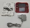 console nintendo 2ds rouge transparent inclus pokemon omega ruby