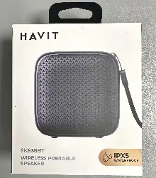 enceinte bluetooth waterproof havit sk838bt 5w - noir