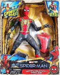 figurine spider - man - marvel studios - articulée + lance toiles