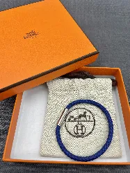 hermès bracelet goliath en cuir navy