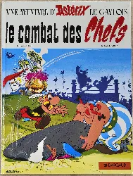 livre bd astérix le combat des chefs - edition de 1990