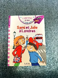 livre j'apprends à lire avec sami et julie - sami et julie à londres - niveau ce1