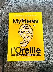 livre les mystères de l'oreille - les secrets du bien - être