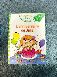 livre sami et julie:  l'anniversaire de julie