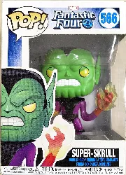 marvel - bobble head pop n° 566 - fantastic four - super - skrull