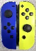 paire joycon bleu et jaune fluo