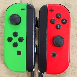 paire joycon vert et rouge