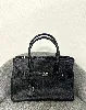 sac en cuir noir