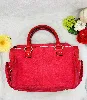 sac lancel en cuir rouge