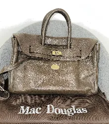 sac mac douglas en cuir couleur kaki